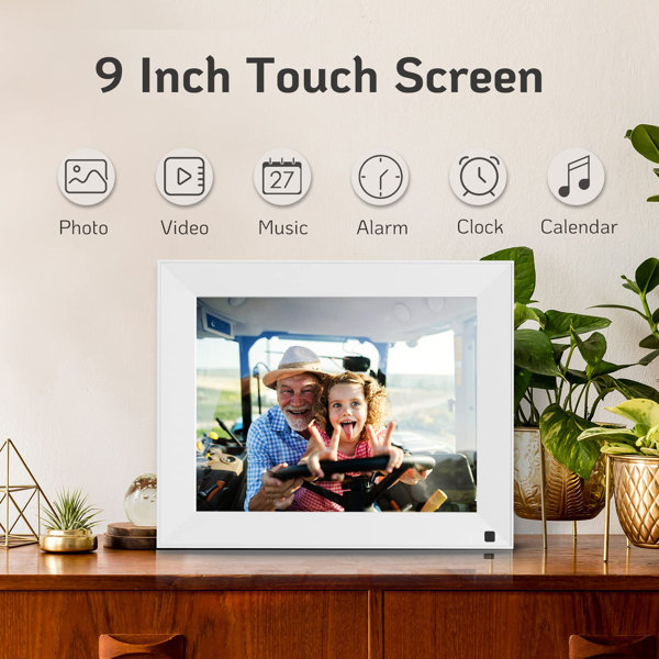 Nexfoto 32GB Digital Picture Frame Wifi Electronic Photo Frame with IPS